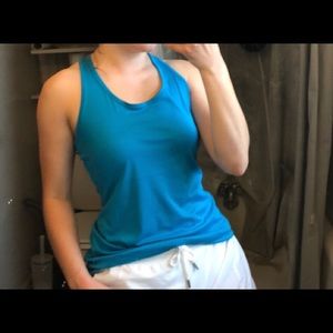 Nike Dri-fit workout tank top in blue